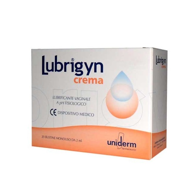 Uniderm Farmaceutici Lubrigyn Crema Vaginale 20 Bustine 2 Ml Uniderm Farmaceutici Lubrigyn Crema Vaginale 20 Bustine 2 Ml