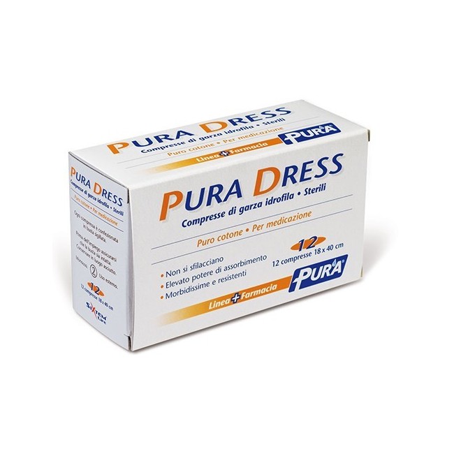 Sixtem Life Garza Idrofila Pura Dress 18x40cm 12 Pezzi Sixtem Life Garza Idrofila Pura Dress 18x40cm 12 Pezzi