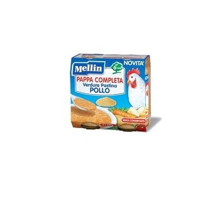 Danone Mellin Pappa Completa Pollo 250 G 2 Pezzi