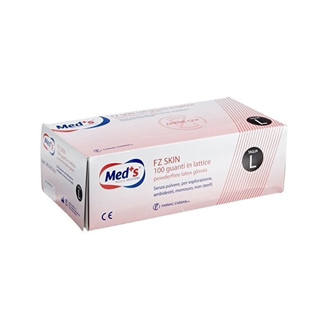 Farmac-zabban Guanto Skin Lattice Senza Polvere Misura Grande 100 Pezzi Farmac-zabban Guanto Skin Lattice Senza Polvere Misura Grande 100 Pezzi