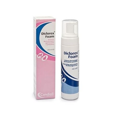 Candioli Diclorex Foam Schiuma Dermatologica Flacone 200 Ml Candioli Diclorex Foam Schiuma Dermatologica Flacone 200 Ml
