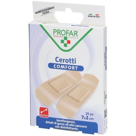 Federfarma. Co Cerotto Comfort Media 7x2 Cm 20 Pezzi Profar