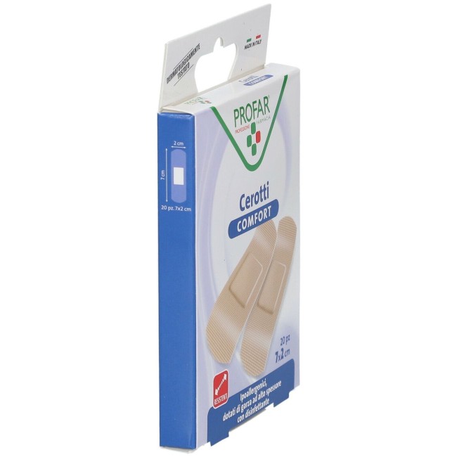 Federfarma. Co Cerotto Comfort Media 7x2 Cm 20 Pezzi Profar