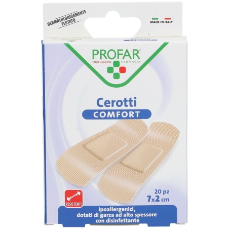 Federfarma. Co Cerotto Comfort Media 7x2 Cm 20 Pezzi Profar