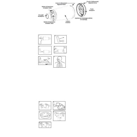 Air Liquide Camera Distanziatrice Per Erogatori Spray Predosati L'espace 220 Ml Per Adulti Con Boccaglio Valvola Inspirazione 2 