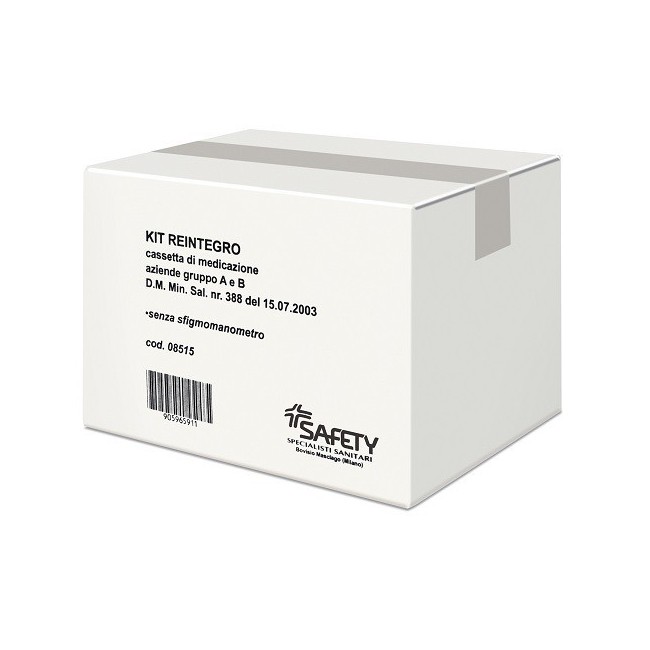 Safety Kit Reintegro Cassetta Pronto Soccorso Gruppo A/b Safety Kit Reintegro Cassetta Pronto Soccorso Gruppo A/b