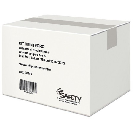 Safety Kit Reintegro Cassetta Pronto Soccorso Gruppo A/b Safety Kit Reintegro Cassetta Pronto Soccorso Gruppo A/b