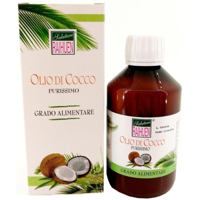 Natur-farma Raihuen Olio Cocco Grado Alimentare 250 Ml Natur-farma Raihuen Olio Cocco Grado Alimentare 250 Ml