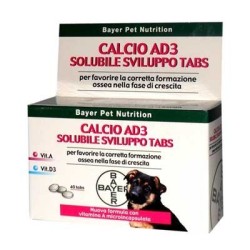 Elanco Calcio Ad3 Plus 40 Compresse Appetibili