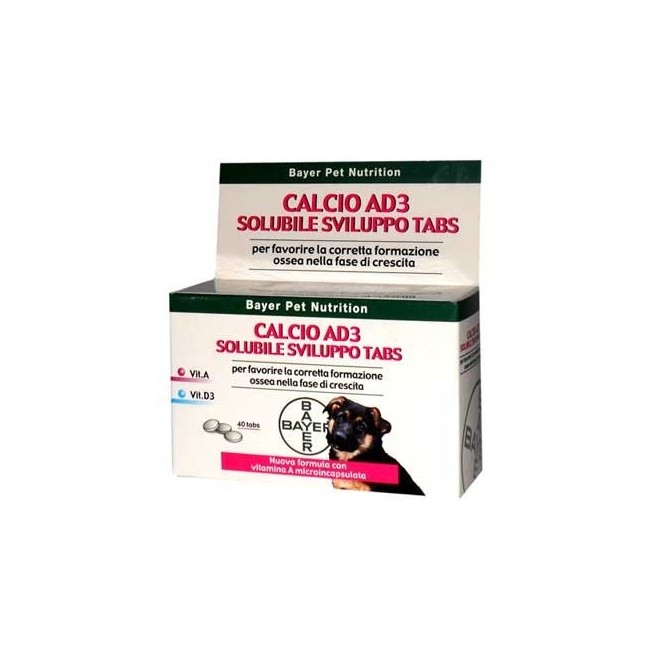 Elanco Calcio Ad3 Plus 40 Compresse Appetibili Elanco Calcio Ad3 Plus 40 Compresse Appetibili