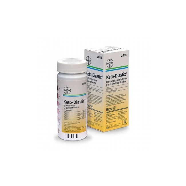 Ascensia Diabetes Care Strisce Misurazione Glicosuria E Chetonuria Ketodiastix 50 Pezzi