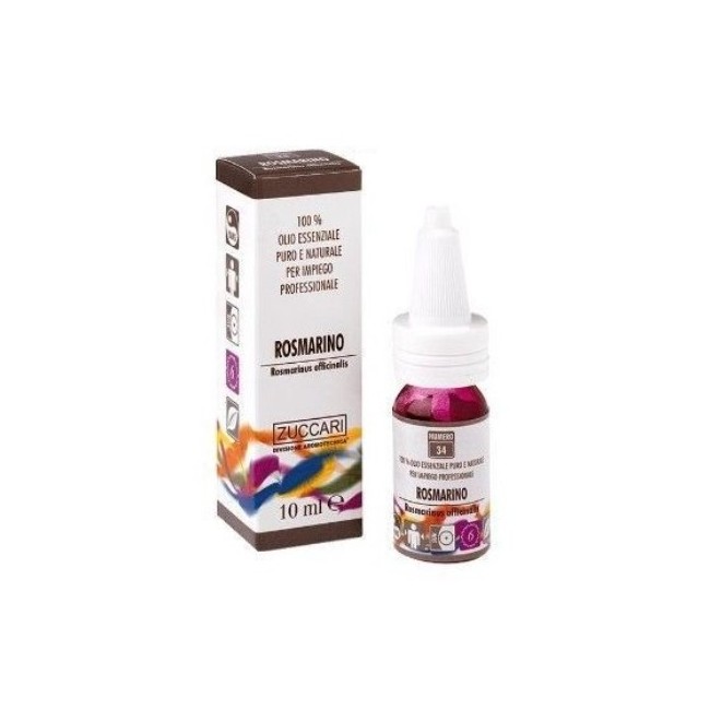 Zuccari Rosmarino Olio Essenziale Naturale 10 Ml