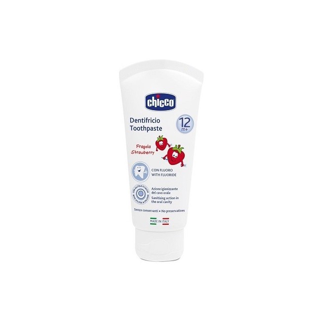 Chicco Dentifricio Fragola 50 Ml 12m+ Con Fluoro Chicco Dentifricio Fragola 50 Ml 12m+ Con Fluoro
