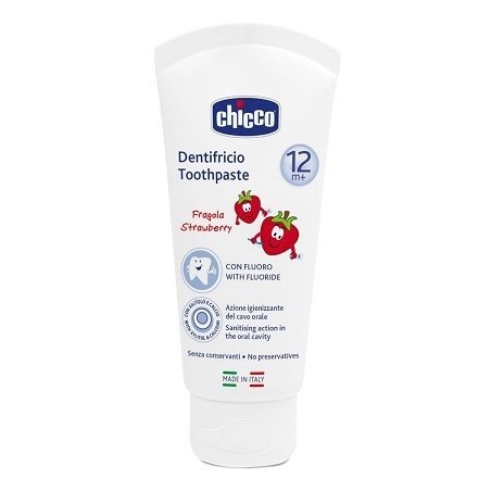 Chicco Dentifricio Fragola 50 Ml 12m+ Con Fluoro Chicco Dentifricio Fragola 50 Ml 12m+ Con Fluoro