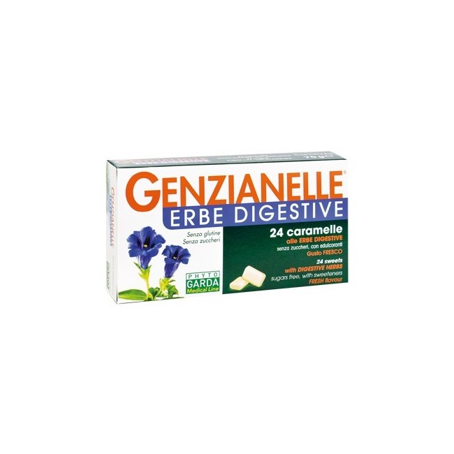 Named Genzianelle Erbe Digestive Senza Zucchero 24 Caramelle
