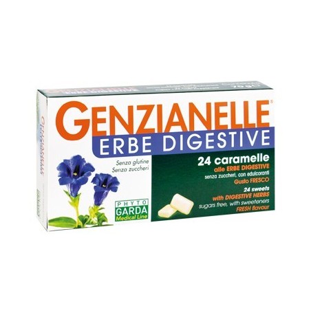 Named Genzianelle Erbe Digestive Senza Zucchero 24 Caramelle