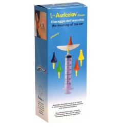 Purling International Siringa Auricolav Per Lavaggio Auricolare 1 Siringa + 4 Dispositivi Auricolari
