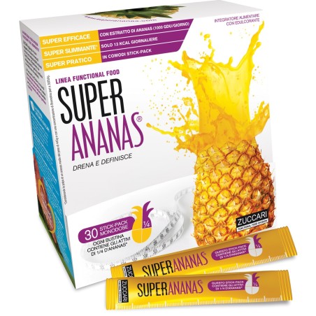 Zuccari Super Ananas 30 Bustine Stick Pack 10 Ml Zuccari Super Ananas 30 Bustine Stick Pack 10 Ml