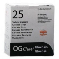 Biochemical System Intern. Strisce Misurazione Glicemia Ogcare 25 Pezzi