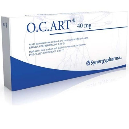 Synergypharma Siringa Intra-articolare Oc Art Acido Ialuronico 40 Mg 2ml Synergypharma Siringa Intra-articolare Oc Art Acido Ialuronico 40 Mg 2ml