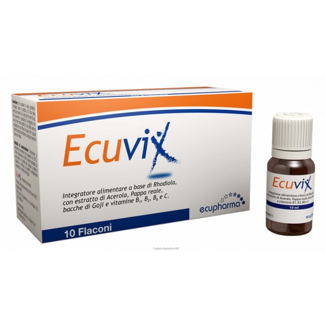 Ecupharma Ecuvix 10 Flaconcini 10 Ml Ecupharma Ecuvix 10 Flaconcini 10 Ml