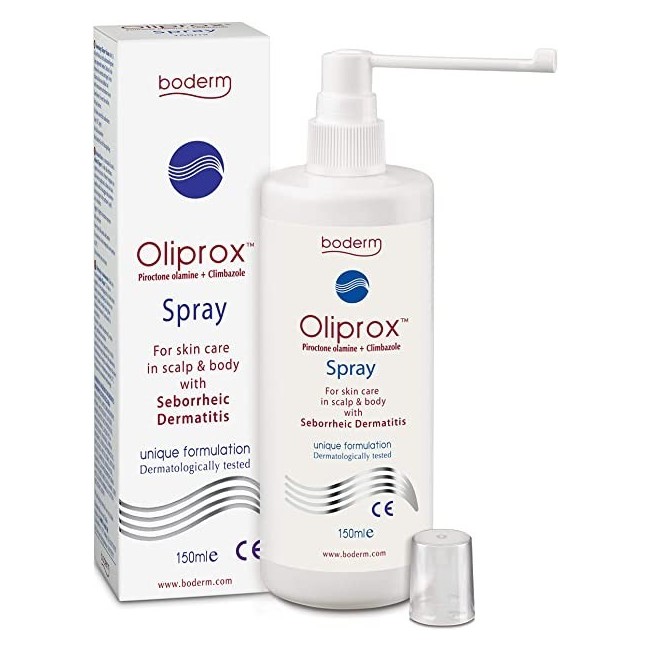 Logofarma Oliprox Spray Antidesquamazione E Dermatite Seborroica Cuoio Capelluto E Pelle 150 Ml