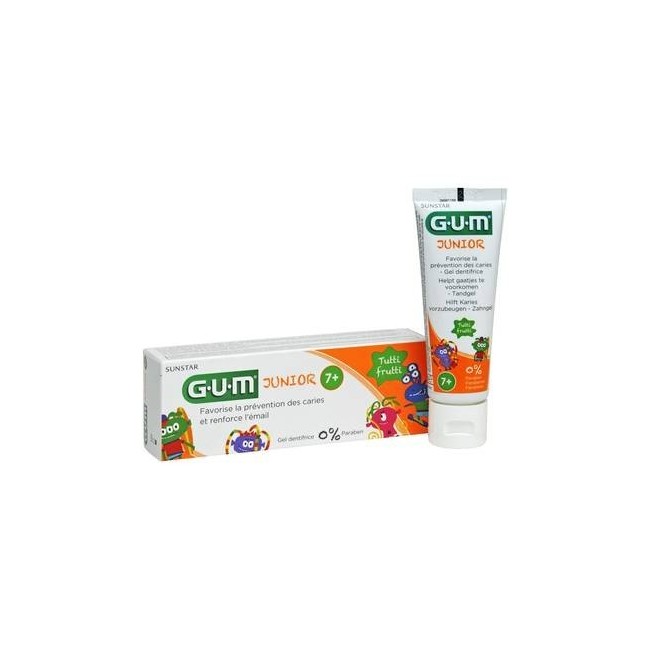 Sunstar Gum Junior Dentifricio Bambini 7/12 Fluoro 1000 Ppm 50 Ml