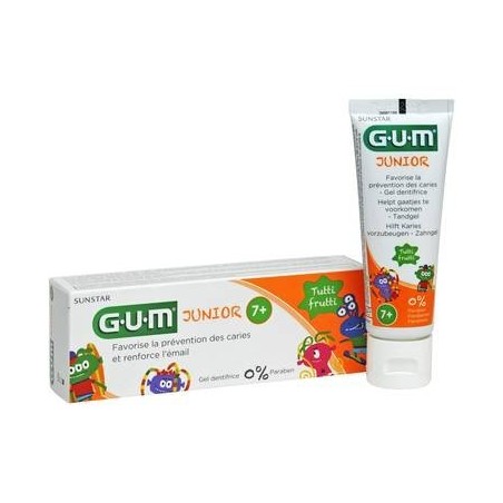 Sunstar Gum Junior Dentifricio Bambini 7/12 Fluoro 1000 Ppm 50 Ml