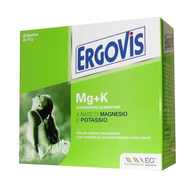 Eg Eurogenerici Ergovis Mg+k 20 Buste 10 G Eg Eurogenerici Ergovis Mg+k 20 Buste 10 G