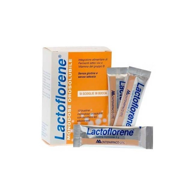 Montefarmaco Lactoflorene Plus 12 Bustine Monodose