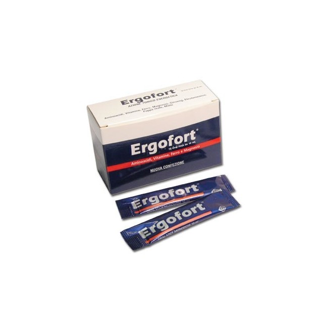 Ddfarma Ergofort 12 Bustine Stick Pack 10 Ml
