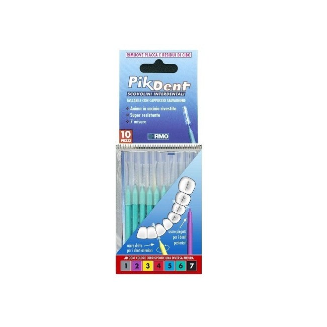 Fimo Pikdent Stuzzicolino 6 Verde 10 Pezzi Fimo Pikdent Stuzzicolino 6 Verde 10 Pezzi