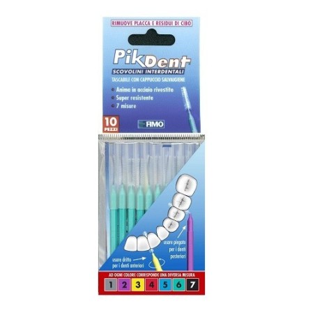 Fimo Pikdent Stuzzicolino 6 Verde 10 Pezzi Fimo Pikdent Stuzzicolino 6 Verde 10 Pezzi