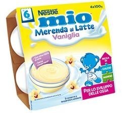 Nestlè Mio Merenda Vaniglia 4 X 100 G