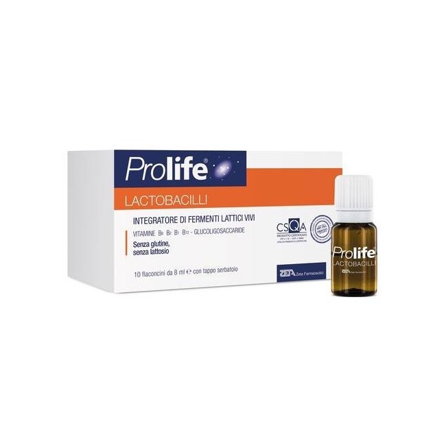Zeta Farmaceutici Prolife Lactobacilli 10 Flaconcini 8 Ml