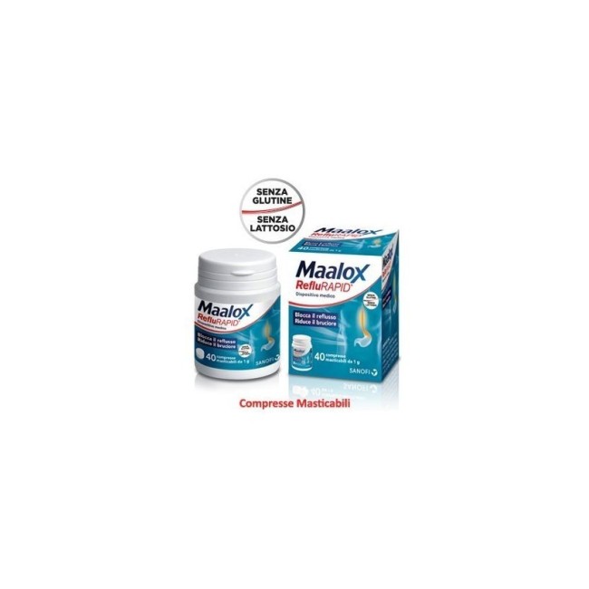 Opella Healthcare Maalox Reflurapid 40 Compresse Masticabili