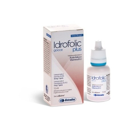 Biotrading Idrofolic Plus Gocce 15 Ml
