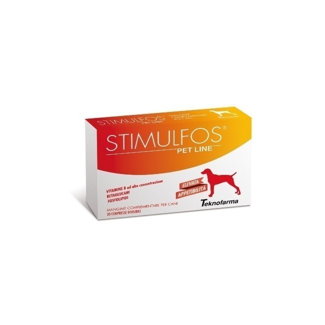 Teknofarma Stimulfos Pet Line Cane Mangime Complementare Scatola 30 Compresse
