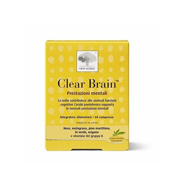 New Nordic Clear Brain 60 Compresse