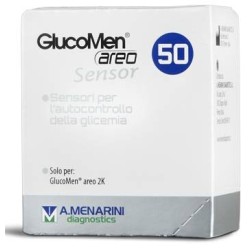 Menarini Strisce Misurazione Glicemia Glucomen Areo Sensor 50 Pezzi