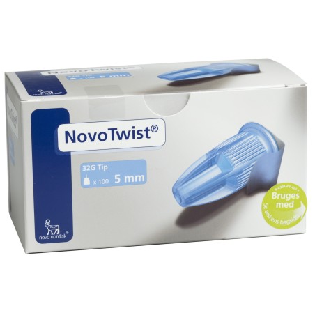 Novo Nordisk Ago Per Penna Da Insulina Novotwist Gauge 32 Lunghezza 5 Mm 100 Pezzi