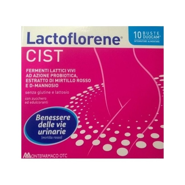 Montefarmaco Lactoflorene Cist 10 Bustine