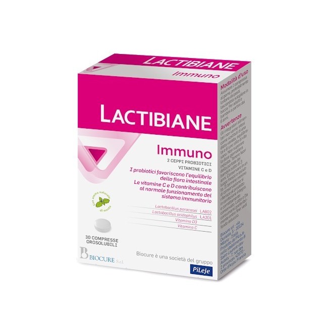 Biocure Lactibiane Immuno 30 Compresse Biocure Lactibiane Immuno 30 Compresse