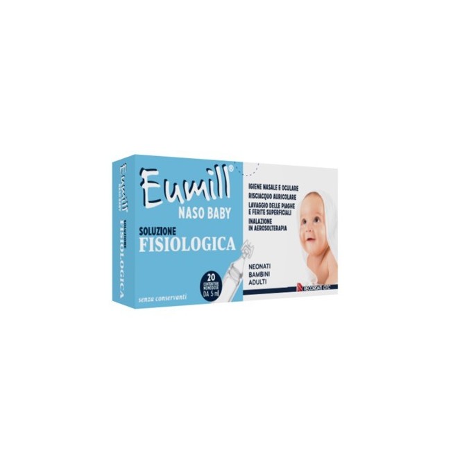 Recordati Eumill Naso Baby Soluzione Fisiologica 20 Contenitori Monodose 5 Ml Recordati Eumill Naso Baby Soluzione Fisiologica 20 Contenitori Monodose 5 Ml