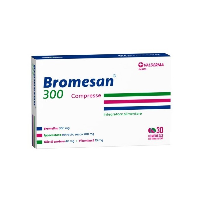 Valderma Bromesan 300 30 Compresse Gastroresistenti Valderma Bromesan 300 30 Compresse Gastroresistenti