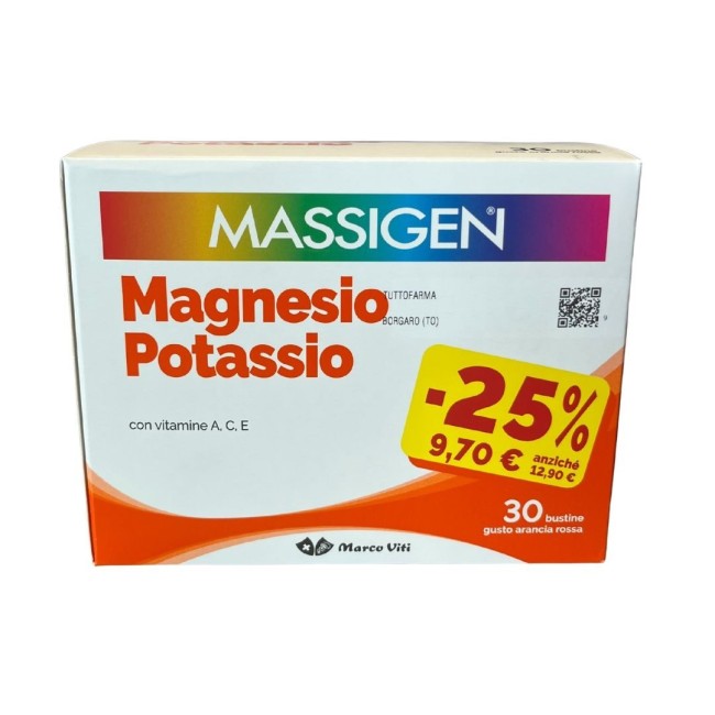 Marco Viti Massigen Magnesio Potassio 30 Bustine Promo