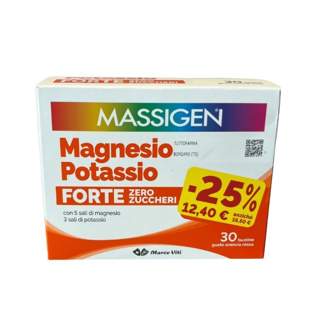 Marco Viti Massigen Magnesio Potassio Forte 30 Bustine Promo