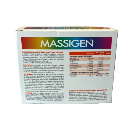 Marco Viti Massigen Magnesio Potassio Forte 30 Bustine Promo