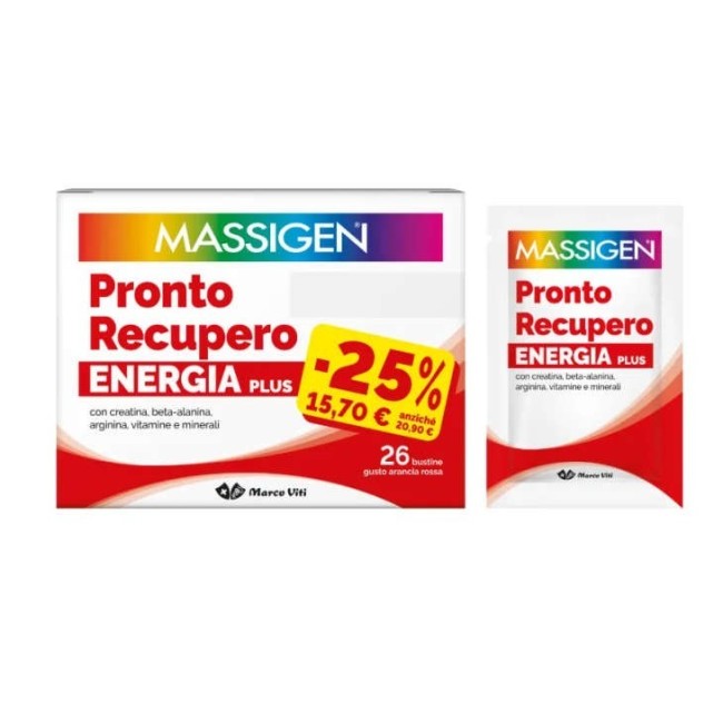 Marco Viti Massigen Pronto Recupero Plus 26 Bustine Promo