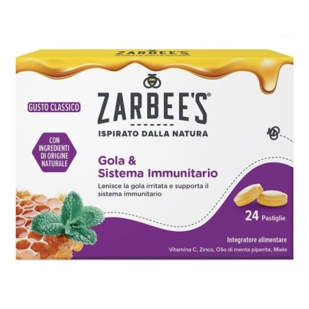Johnson & Johnson Zarbee's Gola & Sistema Immunitario 24 Pastiglie Johnson & Johnson Zarbee's Gola & Sistema Immunitario 24 Pastiglie